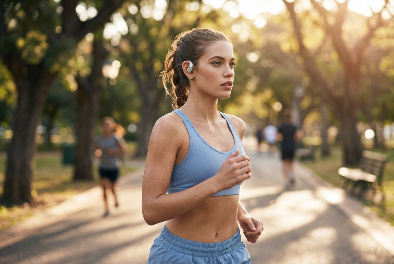 Open-Ear vs Intra-Auriculares: Escolha o Melhor para Corrida com Conforto e Estilo!