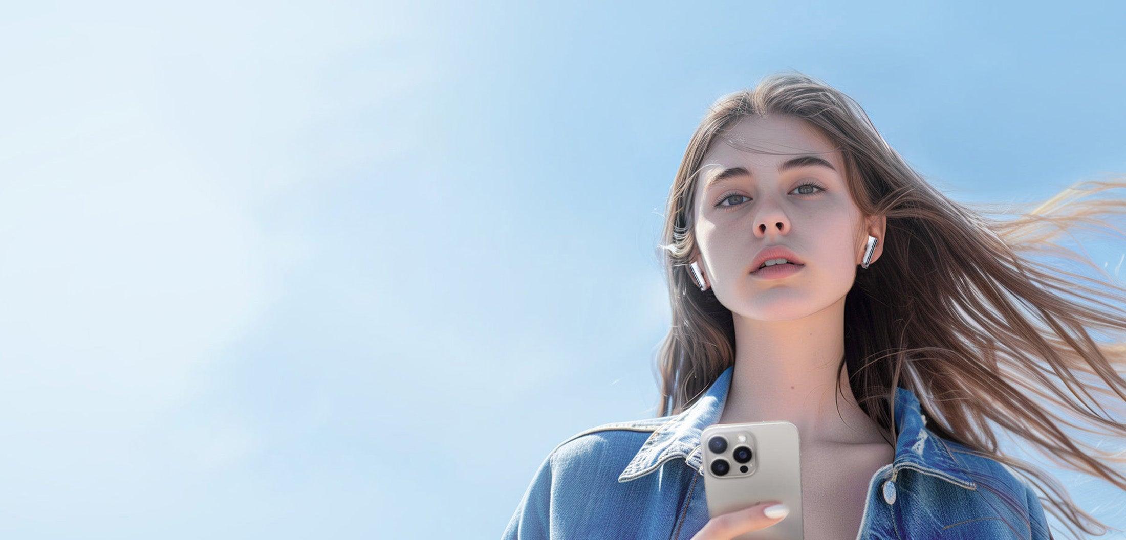 Fones de ouvido com Bluetooth 5.0: alcance máximo de 300m, mas eficiência real em 10m para conexão estável.