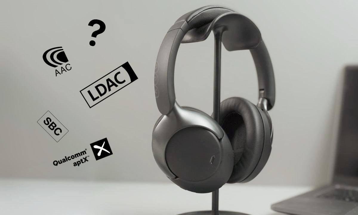 Fone de ouvido com tecnologias LDAC, AAC, SBC e Qualcomm aptX. Descubra as diferenças!
