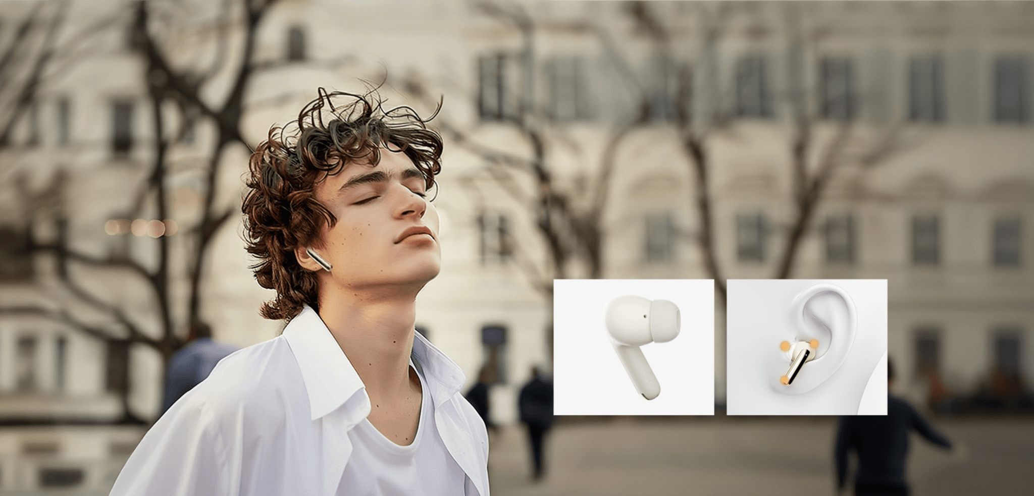 Fones de ouvido sem fio: música sempre com você, estilo e tecnologia em perfeita harmonia.