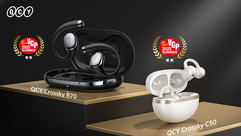 Os fones de ouvido Open-Ear da QCY reconhecidos no VGP Summer 2025