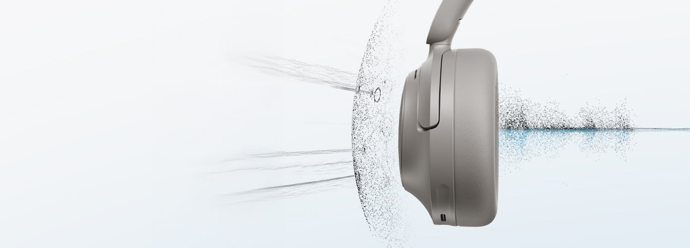 Fones de ouvido com tecnologia de ventilação avançada para conforto e refrigeração durante o uso.