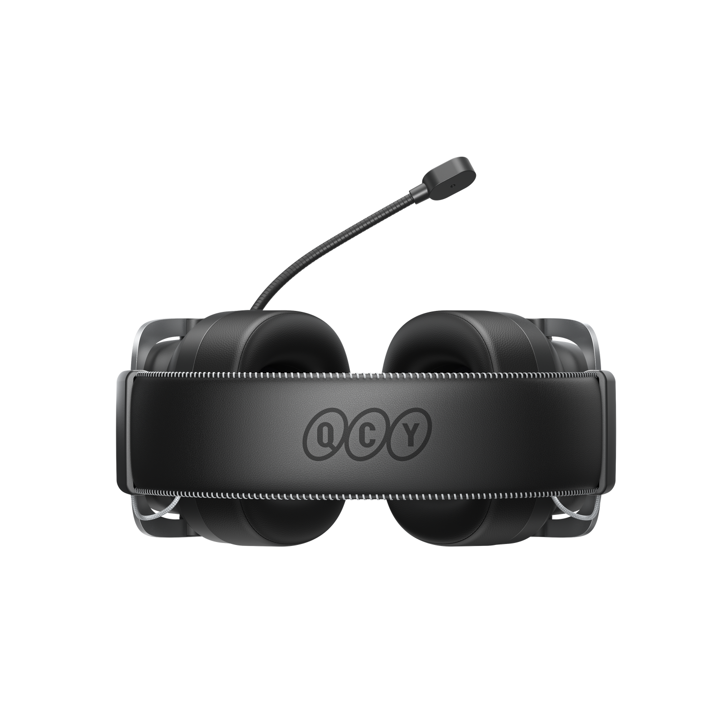 Fone de ouvido Heroad VT200 Edição Tri-Modo QCY, com design moderno e microfone flexível. Ideal para jogos e comunicação clar