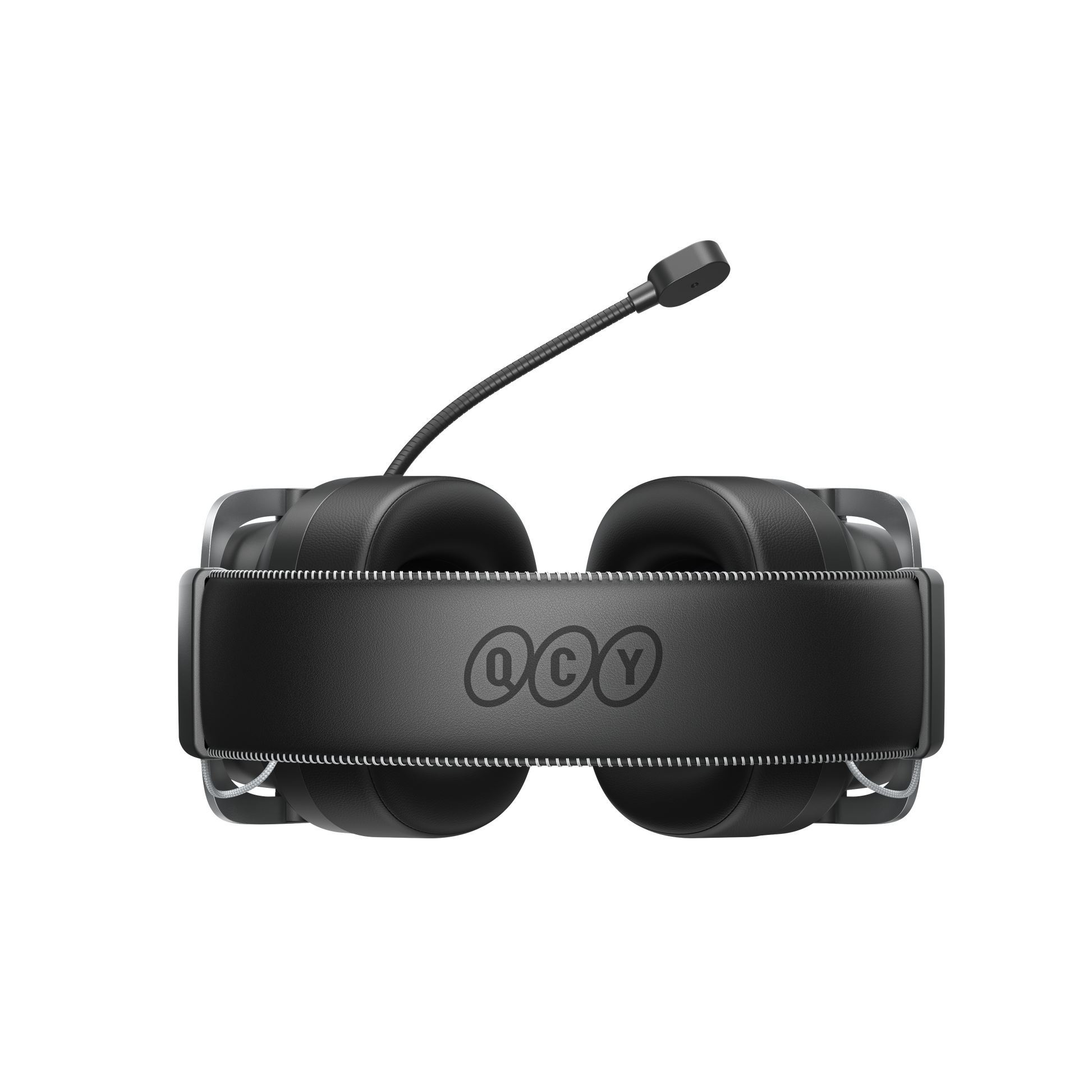 Fone de ouvido Heroad VT200 Edição Tri-Modo QCY, com design moderno e microfone flexível. Ideal para jogos e comunicação clar